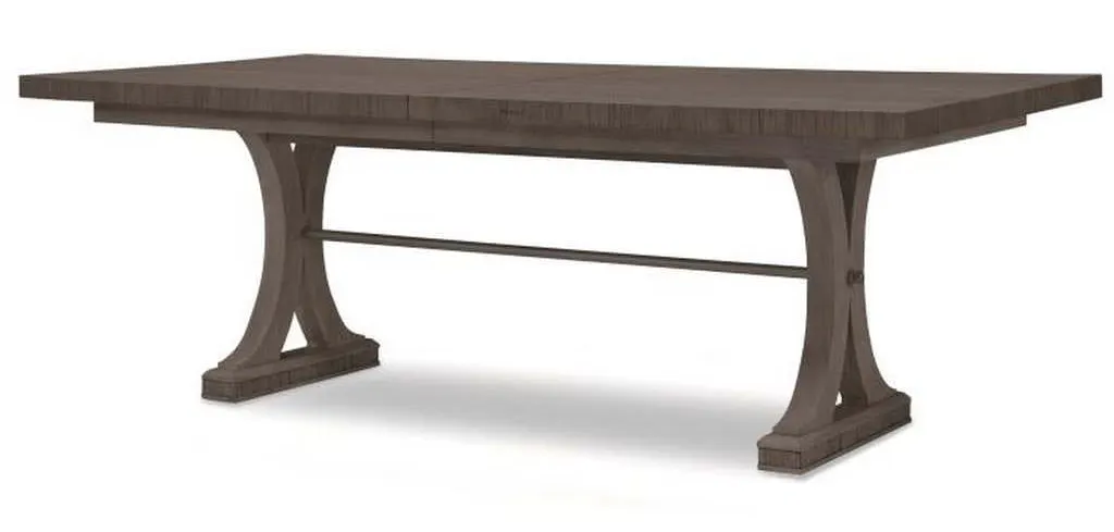 Century CT1002-MK Carlyle Rectangular Dining Table Mink Grey Century CT1002-MK Carlyle Rectangular Dining Table Mink Grey
