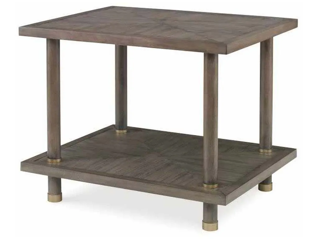 Century CT1005-MK Biscayne Side Table Mink Grey
