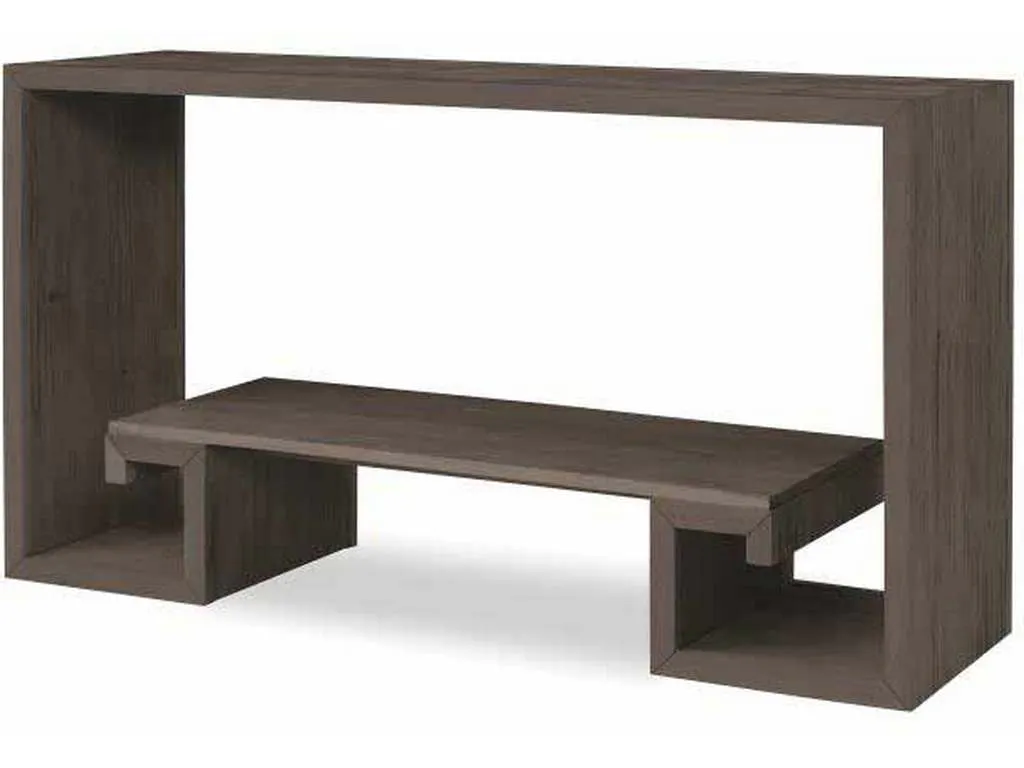 Century CT1006-MK Greek Key Console Mink Grey