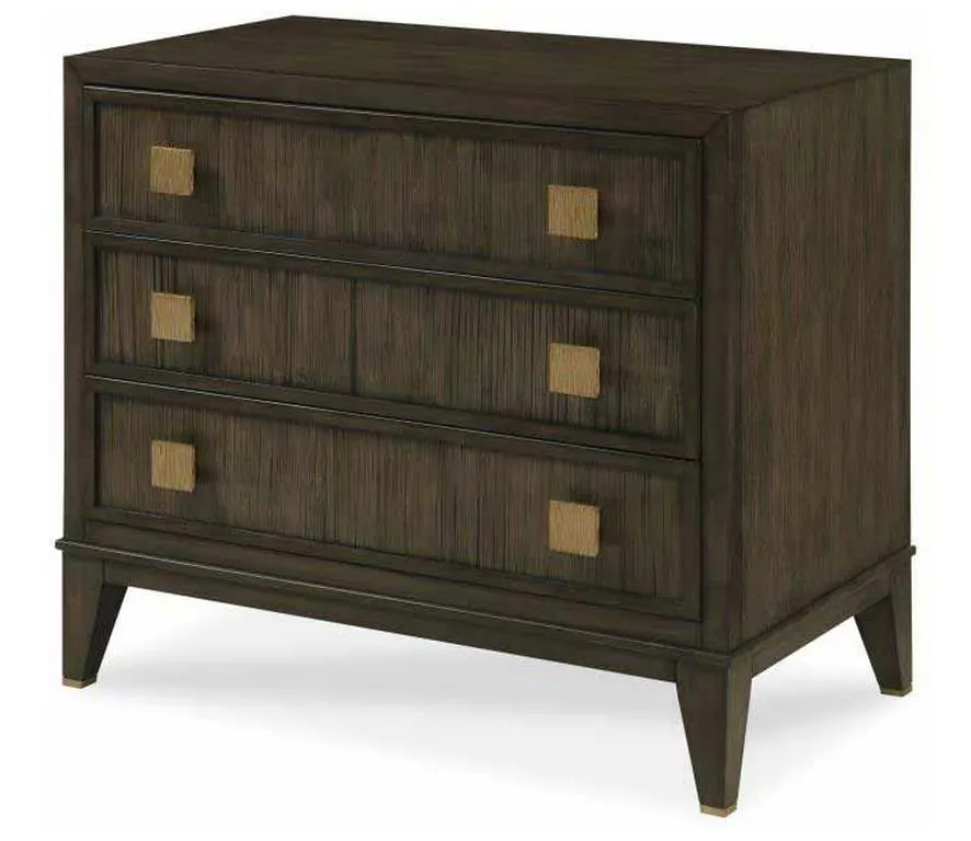 Century CT1008-MK Carlyle 3 Drawer Nightstand Mink Grey Century CT1008-MK Carlyle 3 Drawer Nightstand Mink Grey