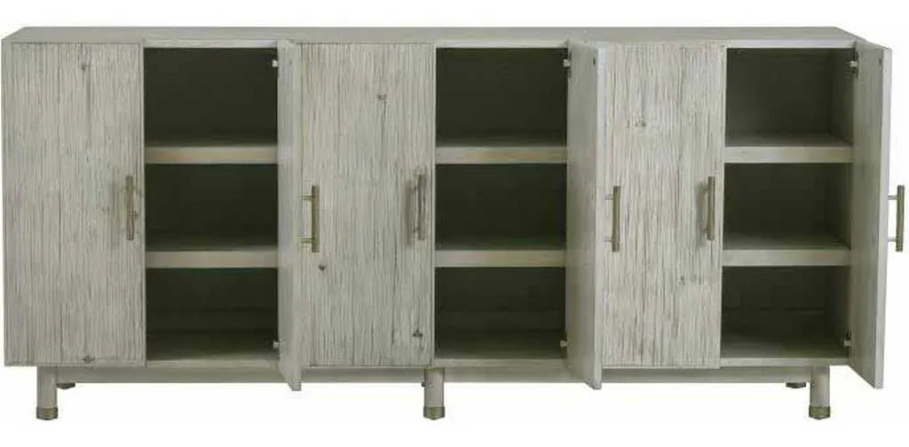 Century CT1011-PN Biscayne 6 Door Credenza Peninsula Century CT1011-PN Biscayne 6 Door Credenza Peninsula