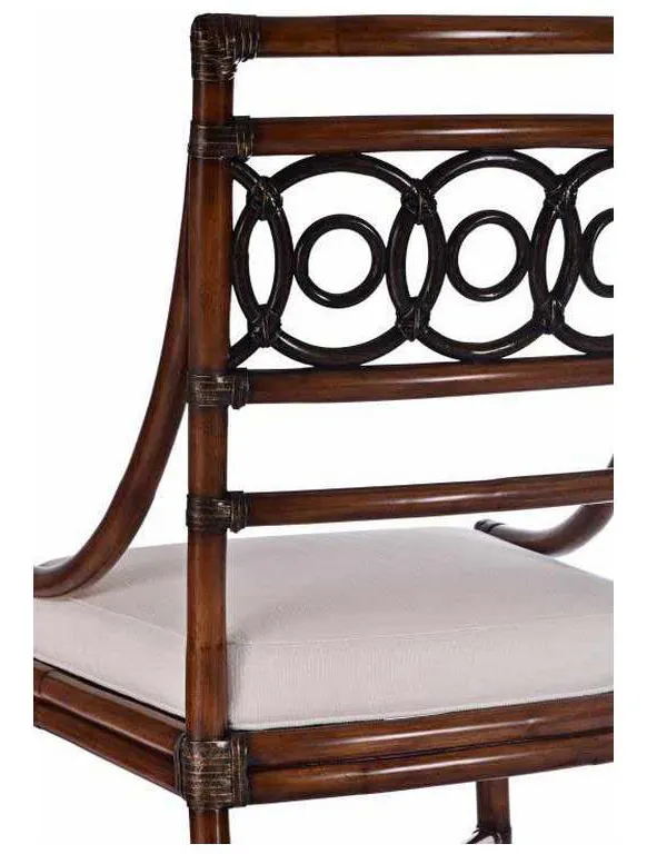 Century CT2007S-FL Circles Side Chair Flax Century CT2007S-FL Circles Side Chair Flax