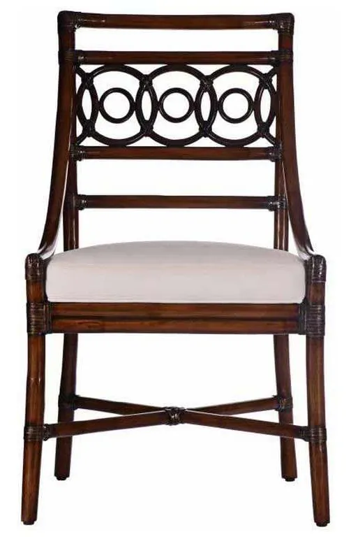Century CT2007S-FL Circles Side Chair Flax Century CT2007S-FL Circles Side Chair Flax