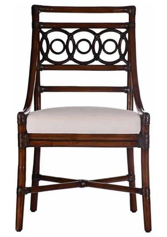 Century CT2007S-FL Circles Side Chair Flax Century CT2007S-FL Circles Side Chair Flax