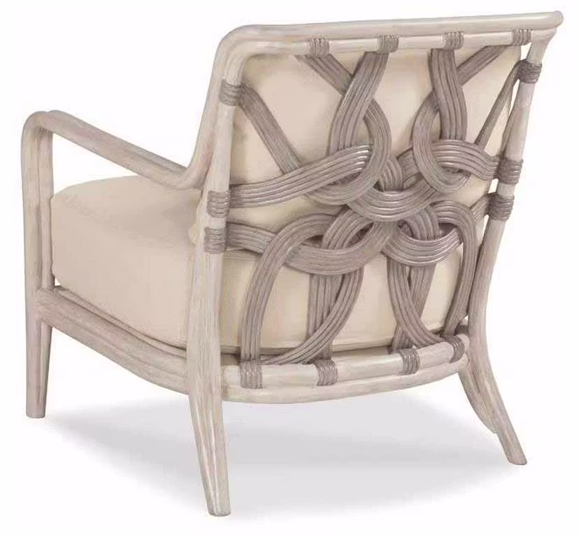 Century CT2015-SD-FL Brocade Knot Chair Flax Century CT2015-SD-FL Brocade Knot Chair Flax