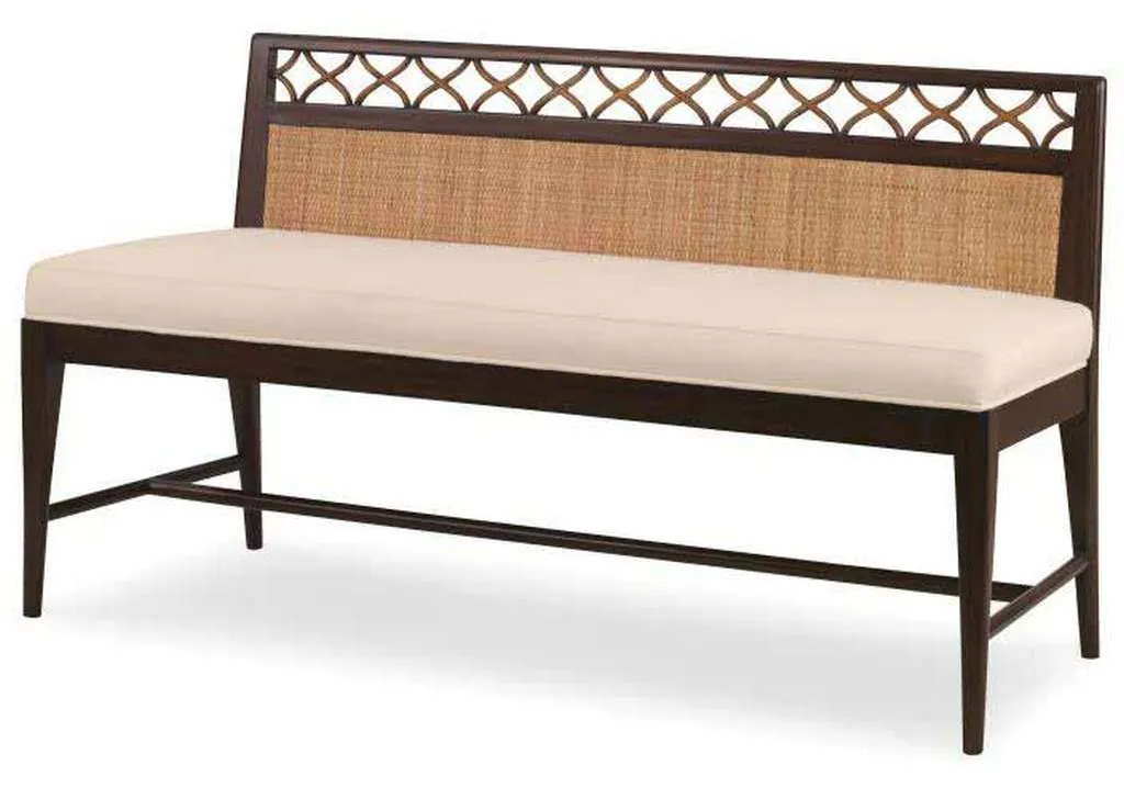 Century CT2020-SD-FL Sadie Bench Sand Flax Century CT2020-SD-FL Sadie Bench Sand Flax