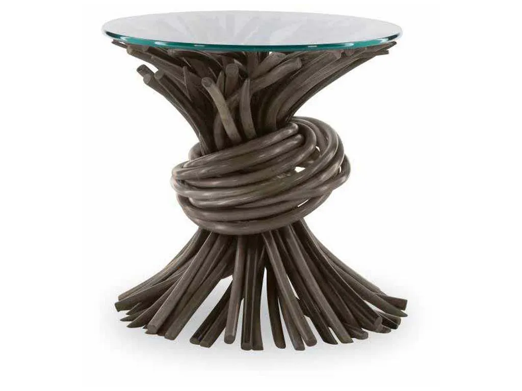 Century CT2036-GR Knot End Table Grey