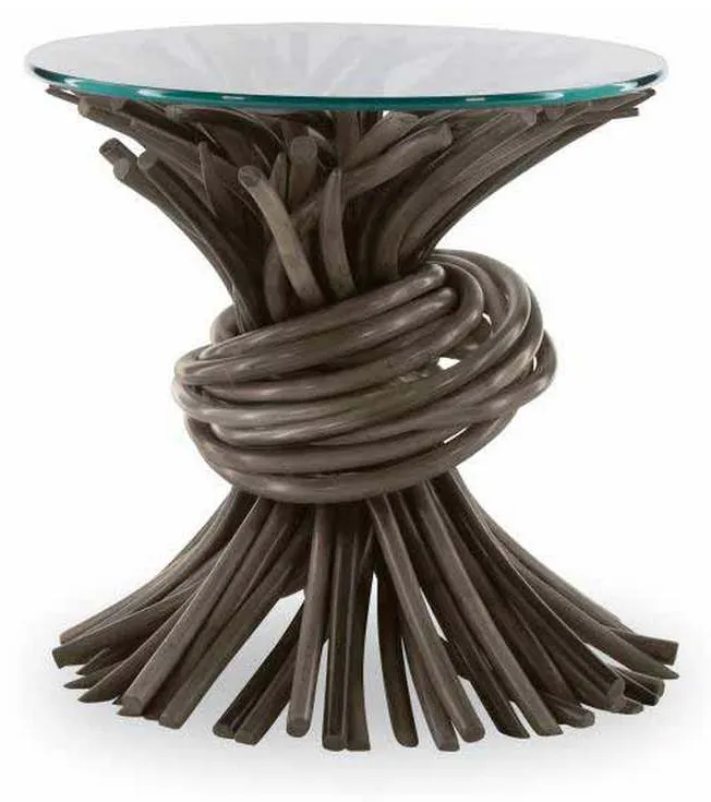 Century CT2036-GR Knot End Table Grey Century CT2036-GR Knot End Table Grey