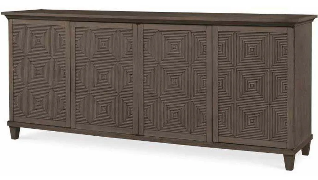 Century CT2039-MK Catalina 4 Door Credenza Mink Grey Century CT2039-MK Catalina 4 Door Credenza Mink Grey