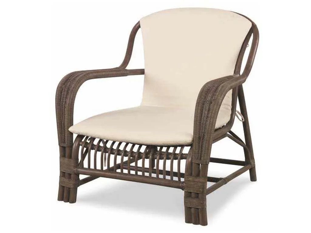 Century CT2094-MK-FL Simone Lounge Chair Mink Grey Flax