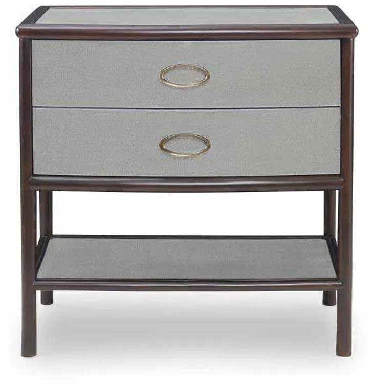 Century CT3006-DG Canvas Nightstand Dove Grey Century CT3006-DG Canvas Nightstand Dove Grey
