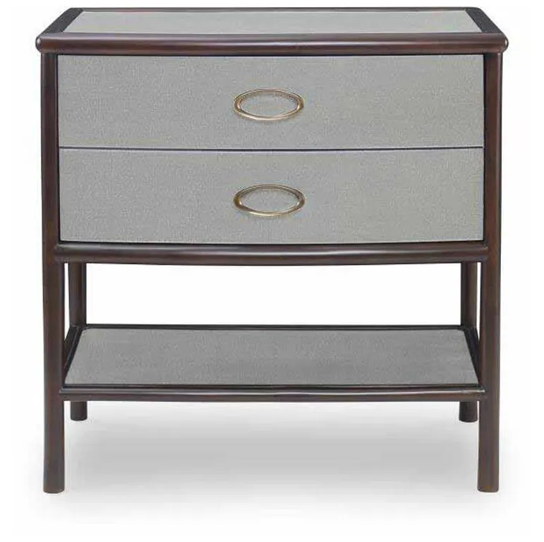 Century CT3006-DG Canvas Nightstand Dove Grey Century CT3006-DG Canvas Nightstand Dove Grey
