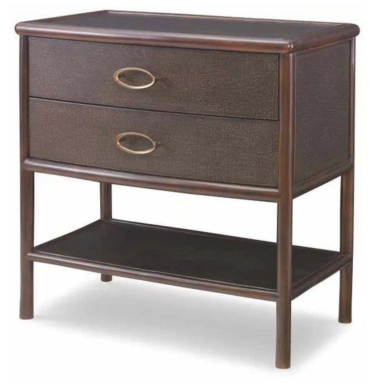Century CT3006-BK Canvas Nightstand Black Century CT3006-BK Canvas Nightstand Black