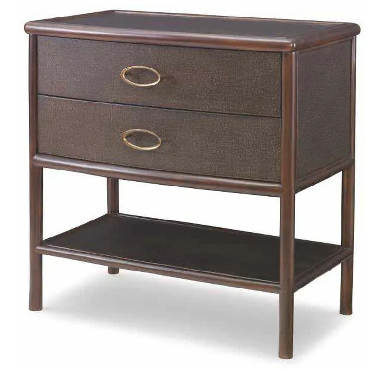 Century CT3006-BK Canvas Nightstand Black Century CT3006-BK Canvas Nightstand Black