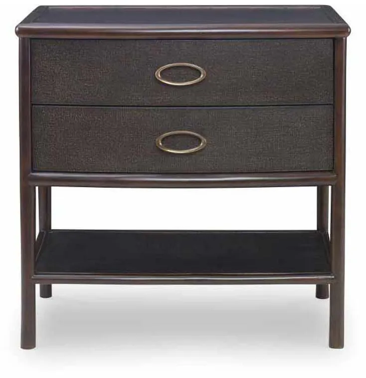 Century CT3006-BK Canvas Nightstand Black Century CT3006-BK Canvas Nightstand Black