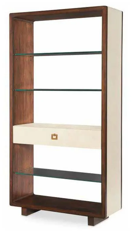 Century CT3013-IV Canvas Open Bookcase Ivory Century CT3013-IV Canvas Open Bookcase Ivory