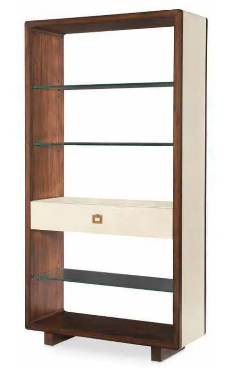 Century CT3013-IV Canvas Open Bookcase Ivory Century CT3013-IV Canvas Open Bookcase Ivory