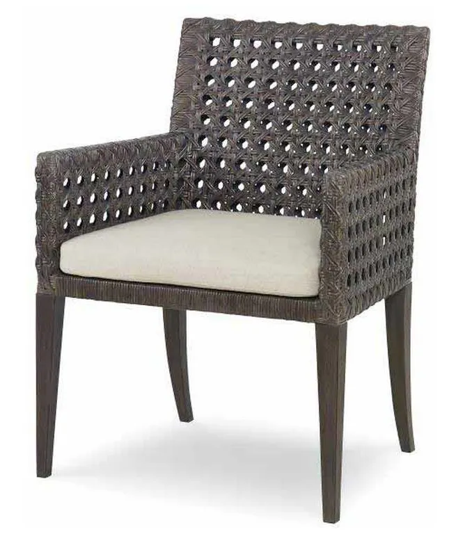 Century CT4001A-MK-FL Litchfield Arm Chair Mink Grey Flax Century CT4001A-MK-FL Litchfield Arm Chair Mink Grey Flax