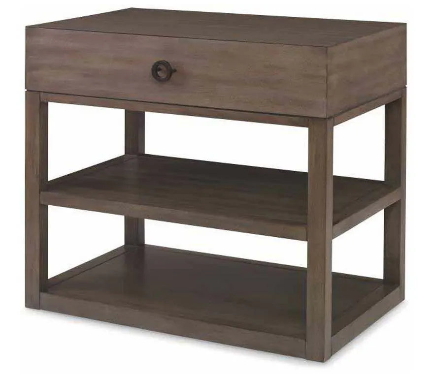 Century CT4012-MK Laguna Large Nightstand Mink Grey Century CT4012-MK Laguna Large Nightstand Mink Grey