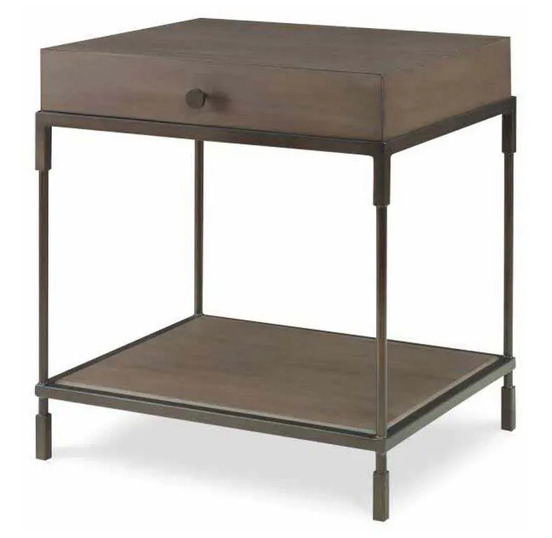 Century CT4013-MK Westport End Table Mink Grey Century CT4013-MK Westport End Table Mink Grey