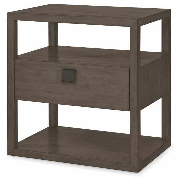 Century CT4017-MK New Haven One Drawer Nightstand Mink Grey Century CT4017-MK New Haven One Drawer Nightstand Mink Grey