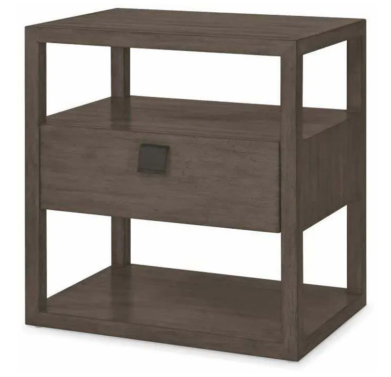 Century CT4017-MK New Haven One Drawer Nightstand Mink Grey Century CT4017-MK New Haven One Drawer Nightstand Mink Grey