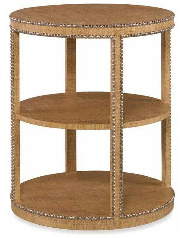 Century CT5013-SD Monterey Tier Table with Glass Sand Century CT5013-SD Monterey Tier Table with Glass Sand
