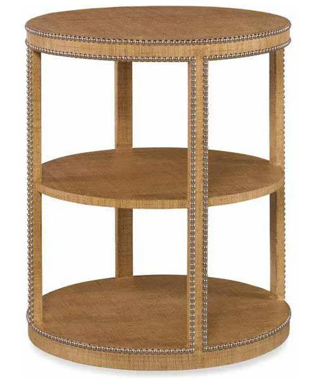 Century CT5013-SD Monterey Tier Table with Glass Sand Century CT5013-SD Monterey Tier Table with Glass Sand
