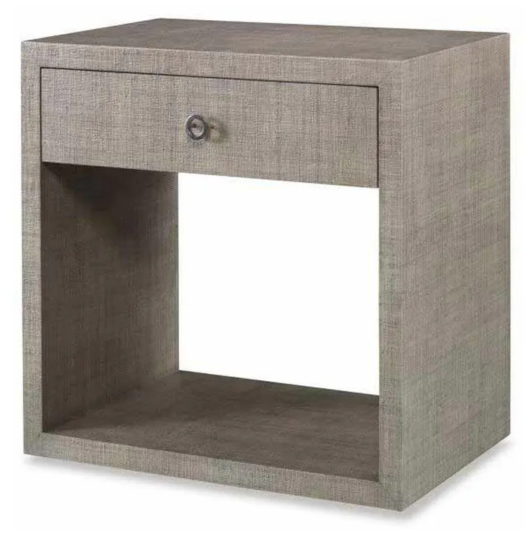 Century CT5014-FG Curate Charleston Large Nightstand with Glass French Grey Century CT5014-FG Curate Charleston Large Nightstand with Glass French Grey