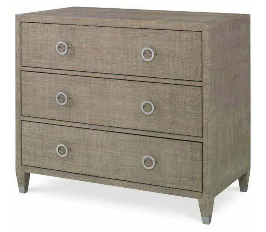 Century Furniture CT5019-FG Charleston 3 Drawer Chest with Glass French Grey Century Furniture CT5019-FG Charleston 3 Drawer Chest with Glass French Grey