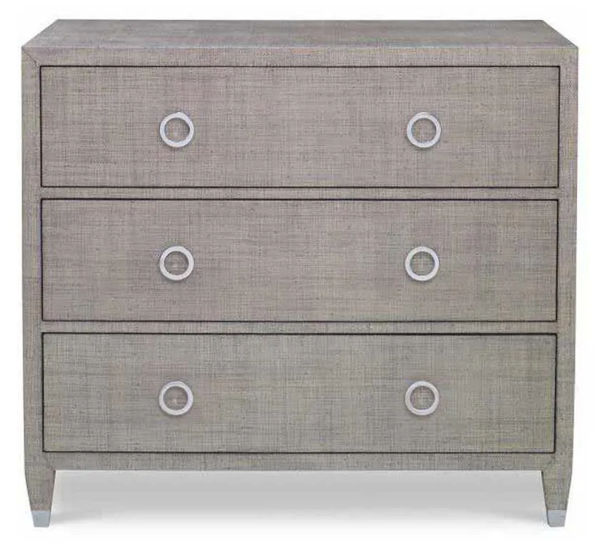 Century Furniture CT5019-FG Charleston 3 Drawer Chest with Glass French Grey Century Furniture CT5019-FG Charleston 3 Drawer Chest with Glass French Grey