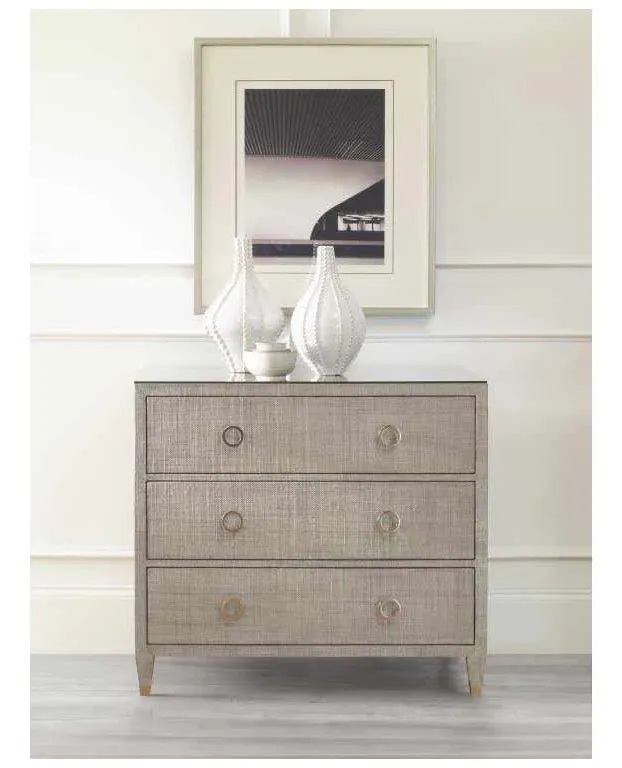 Century Furniture CT5019-FG Charleston 3 Drawer Chest with Glass French Grey Century Furniture CT5019-FG Charleston 3 Drawer Chest with Glass French Grey