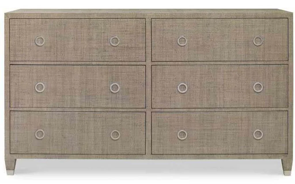 Century Furniture CT5021-FG Charleston 6 Drawer Dresser with Glass French Grey Century Furniture CT5021-FG Charleston 6 Drawer Dresser with Glass French Grey