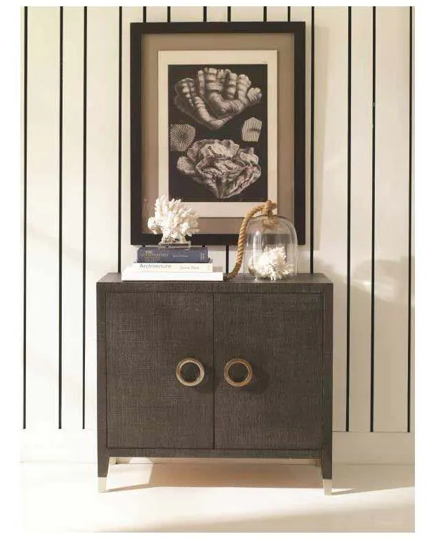 Century CT5022-BK Charleston 2 Door Chest Black Century CT5022-BK Charleston 2 Door Chest Black