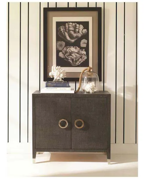 Century CT5022-BK Charleston 2 Door Chest Black Century CT5022-BK Charleston 2 Door Chest Black
