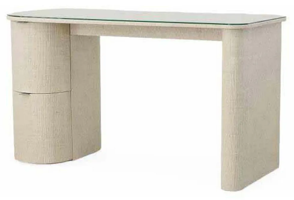 Century CT6033 Micco Desk With Glass Top Century CT6033 Micco Desk With Glass Top