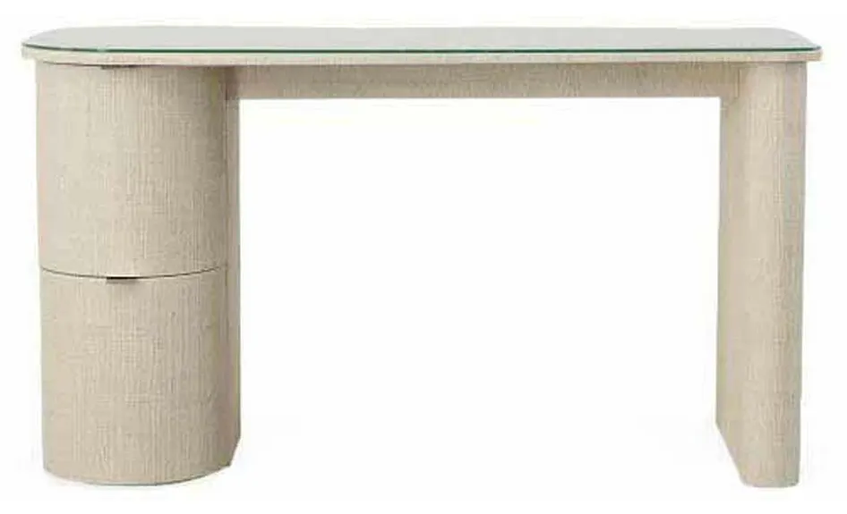 Century CT6033 Micco Desk With Glass Top Century CT6033 Micco Desk With Glass Top