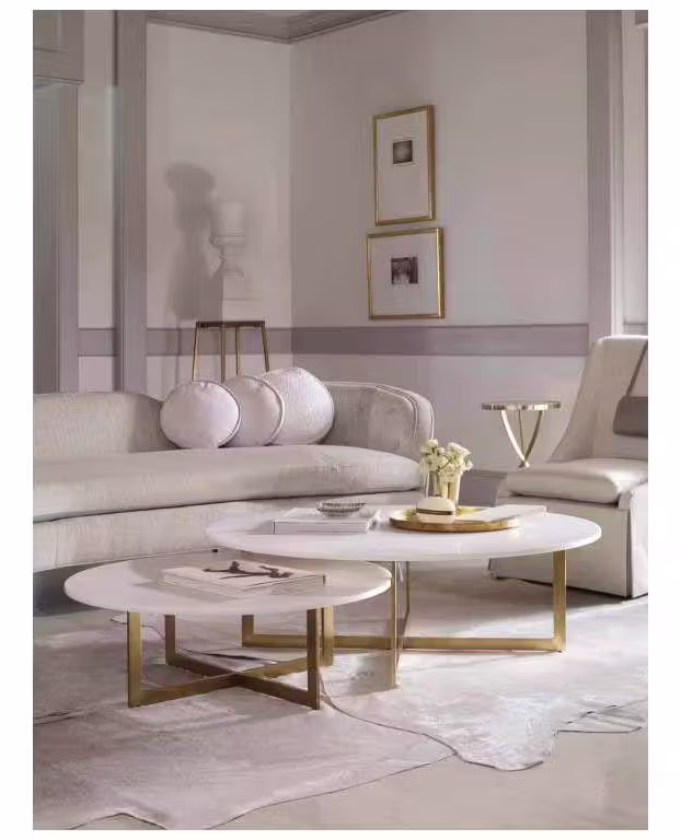Century I3A-603S-L Windsor Smith Nest Cocktail Table With Stone Top Large Century I3A-603S-L Windsor Smith Nest Cocktail Table With Stone Top Large