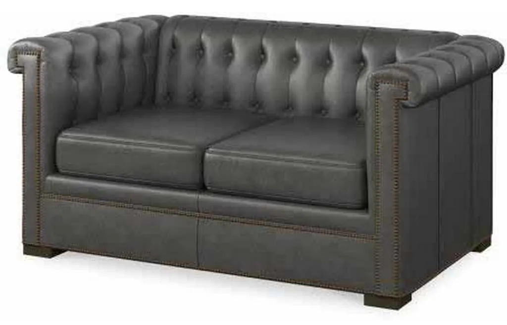Century LR-7700-4 Modern Chesterfield Love Seat Century LR-7700-4 Modern Chesterfield Love Seat