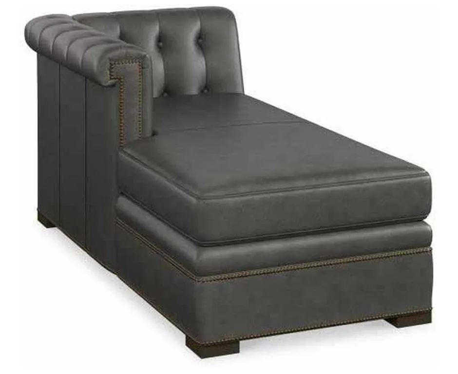 Century LR-7700-81 Modern Chesterfield Laf Chaise Century LR-7700-81 Modern Chesterfield Laf Chaise