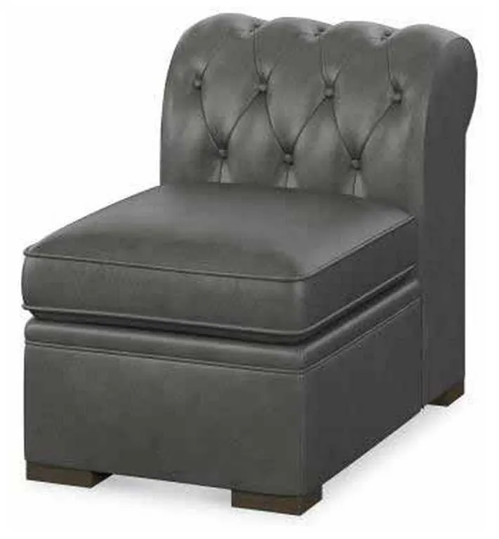 Century LR-7701-11 Classic Chesterfield Armless Chair Century LR-7701-11 Classic Chesterfield Armless Chair
