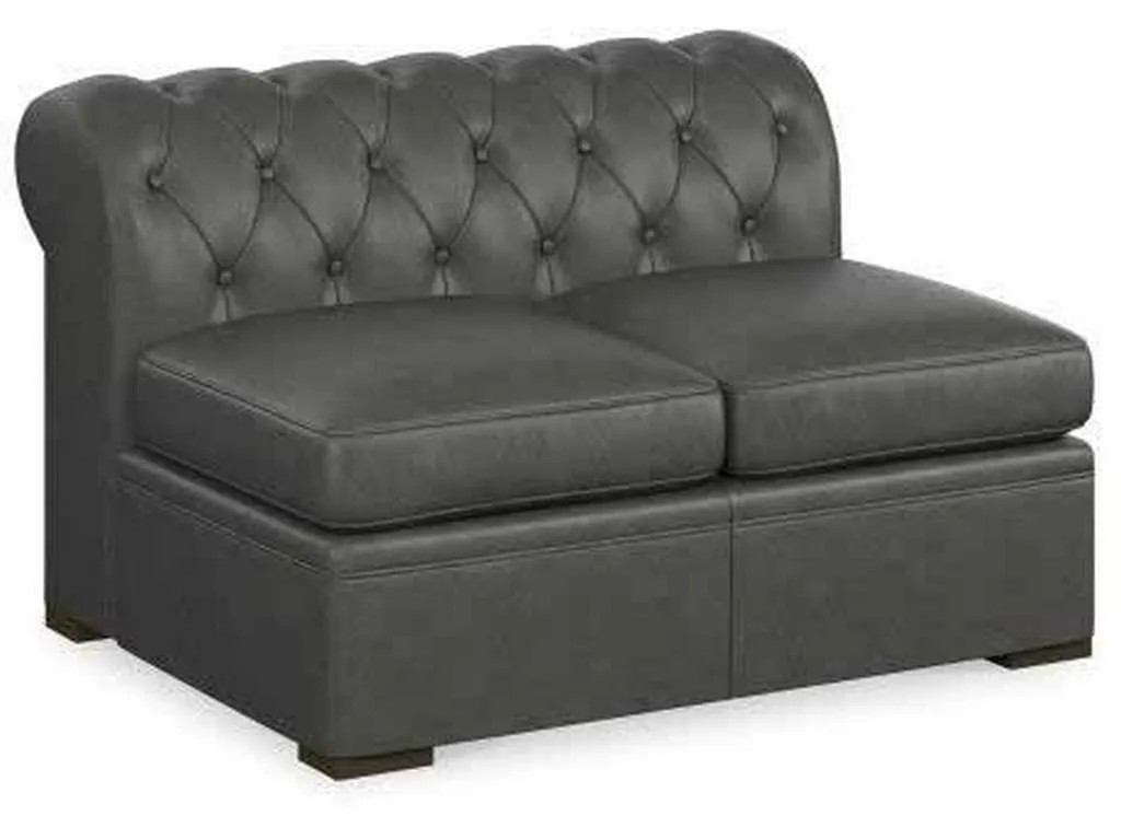 Century LR-7701-82 Chesterfield Armless Love Seat Century LR-7701-82 Chesterfield Armless Love Seat
