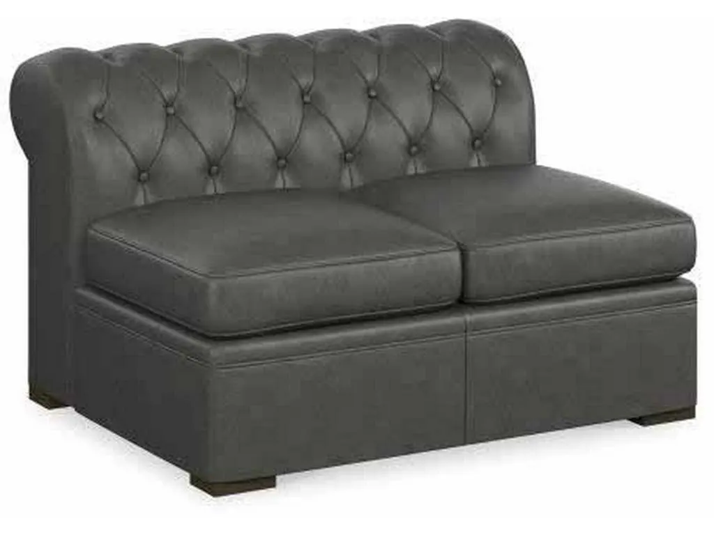 Century LR-7701-82 Chesterfield Armless Love Seat Century LR-7701-82 Chesterfield Armless Love Seat