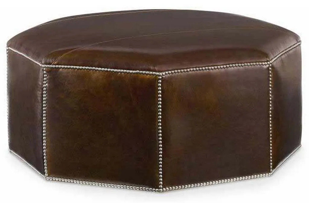 Century LR-38247 Cole Leather Ottoman Century LR-38247 Cole Leather Ottoman