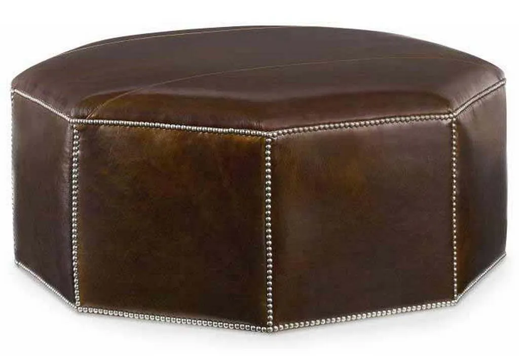 Century LR-38247 Cole Leather Ottoman Century LR-38247 Cole Leather Ottoman
