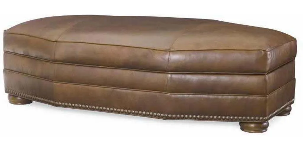 Century LR-7600-13 Leatherstone Wedge Storage Ottoman Century LR-7600-13 Leatherstone Wedge Storage Ottoman