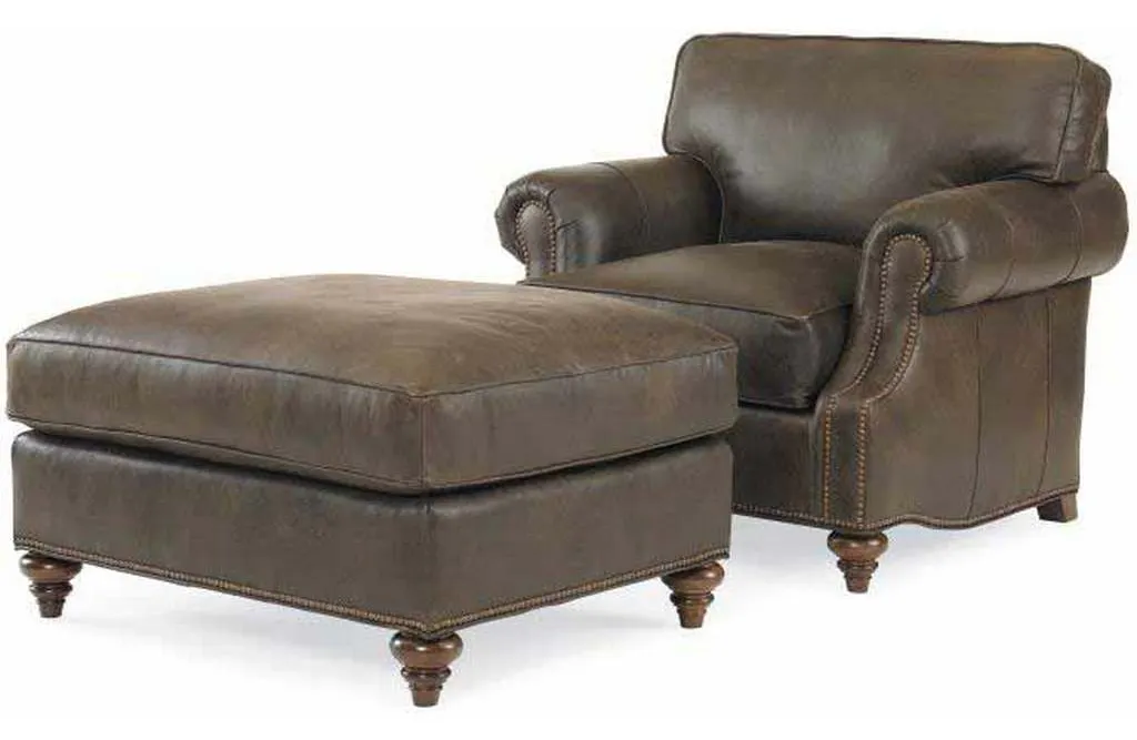 Century LR-7600-12 Leatherstone Ottoman Century LR-7600-12 Leatherstone Ottoman