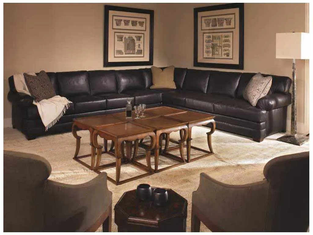 Century LR-7600-92 Leatherstone Armless Sofa Century LR-7600-92 Leatherstone Armless Sofa