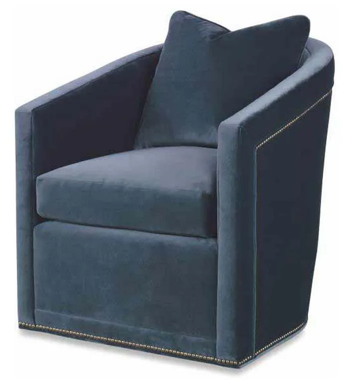 Century Furniture LTD5257-8 Gerard Swivel Barrel Chair Century Furniture LTD5257-8 Gerard Swivel Barrel Chair