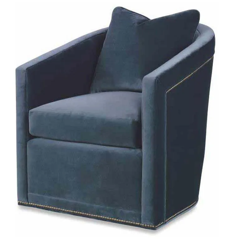 Century Furniture LTD5257-8 Gerard Swivel Barrel Chair Century Furniture LTD5257-8 Gerard Swivel Barrel Chair